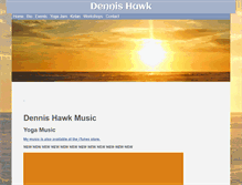 Tablet Screenshot of dennishawkyogamusic.com